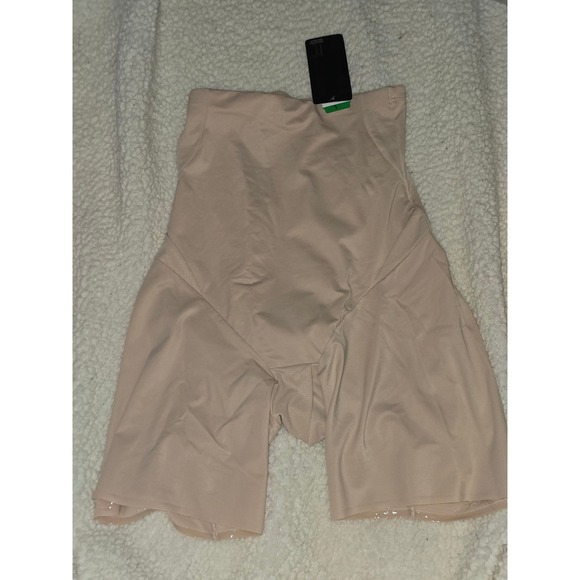 Assets by Sara Blakely High Waist Thigh Slimmer Shapewear Warm Beige‎ XL - Picture 1 of 5